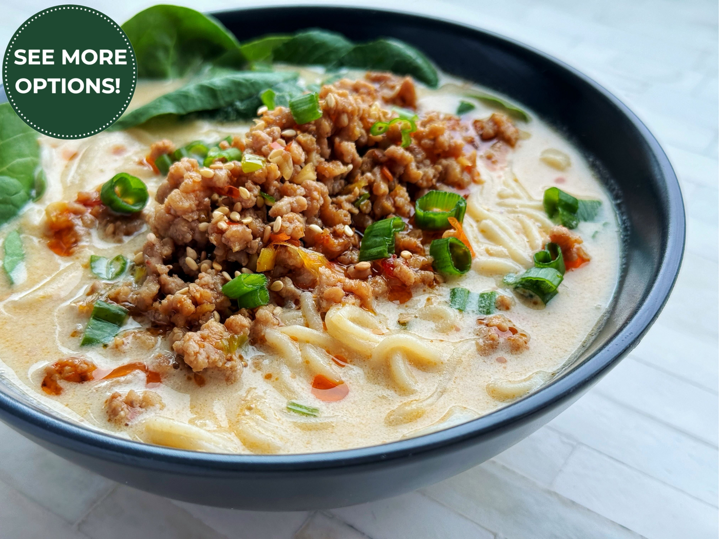 TANTANMEN (CREAMY RAMEN WITH SPICY GROUND PORK)