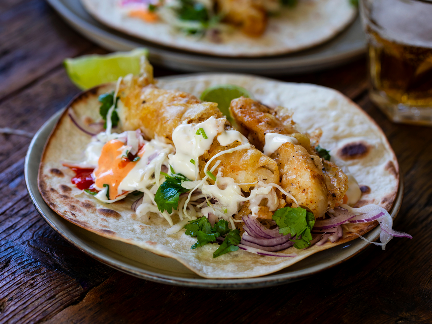 BAJA-STYLE FISH TACOS