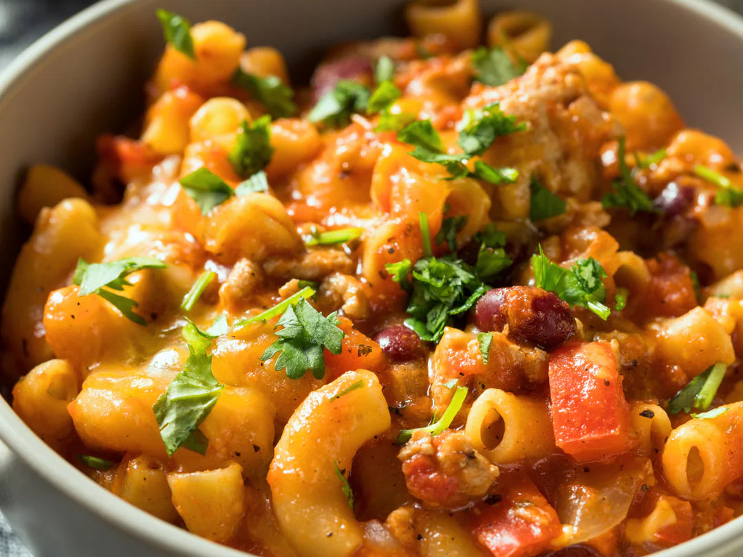 NEW! CHILI MAC & CHEESE