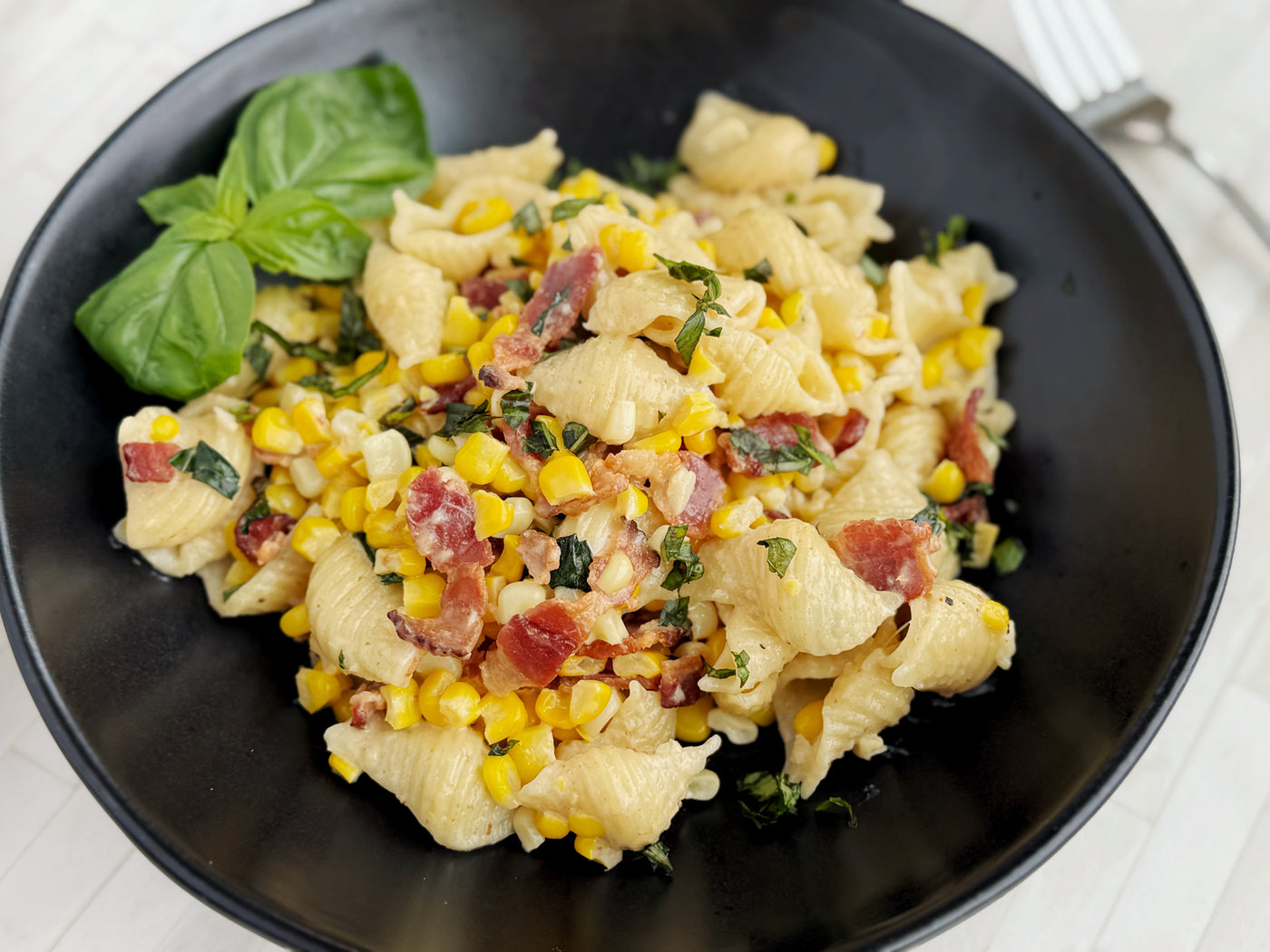 CORN & BACON PASTA