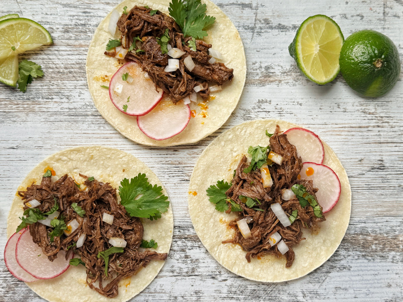 NEW! SLOW COOKER/INSTANT POT SHREDDED BEEF BARBACOA TACOS