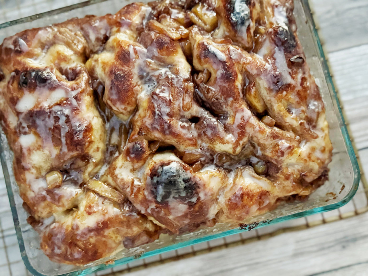 NEW! APPLE FRITTER FOCACCIA