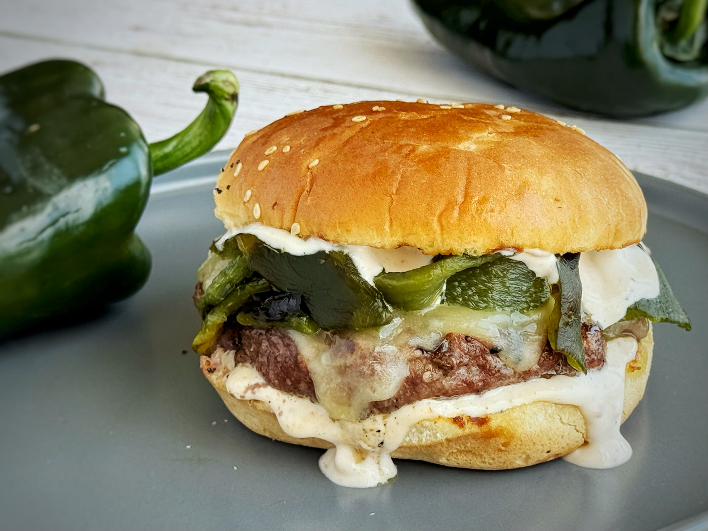 COLORADO GREEN CHILE BURGERS