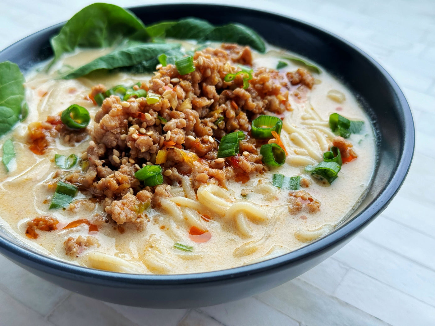 TANTANMEN (CREAMY RAMEN WITH SPICY GROUND PORK)