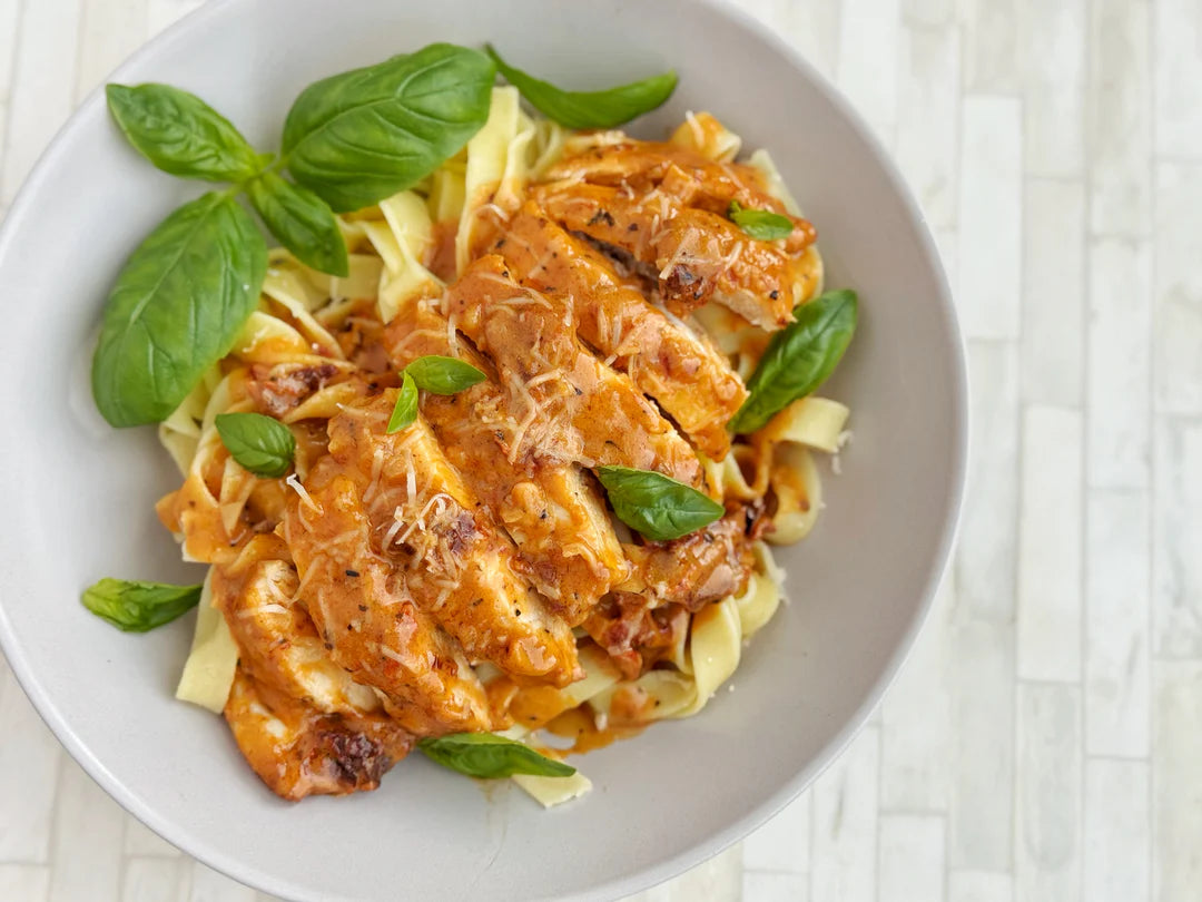 NEW! MARRY ME CHICKEN WITH FETTUCCINE & BASIL