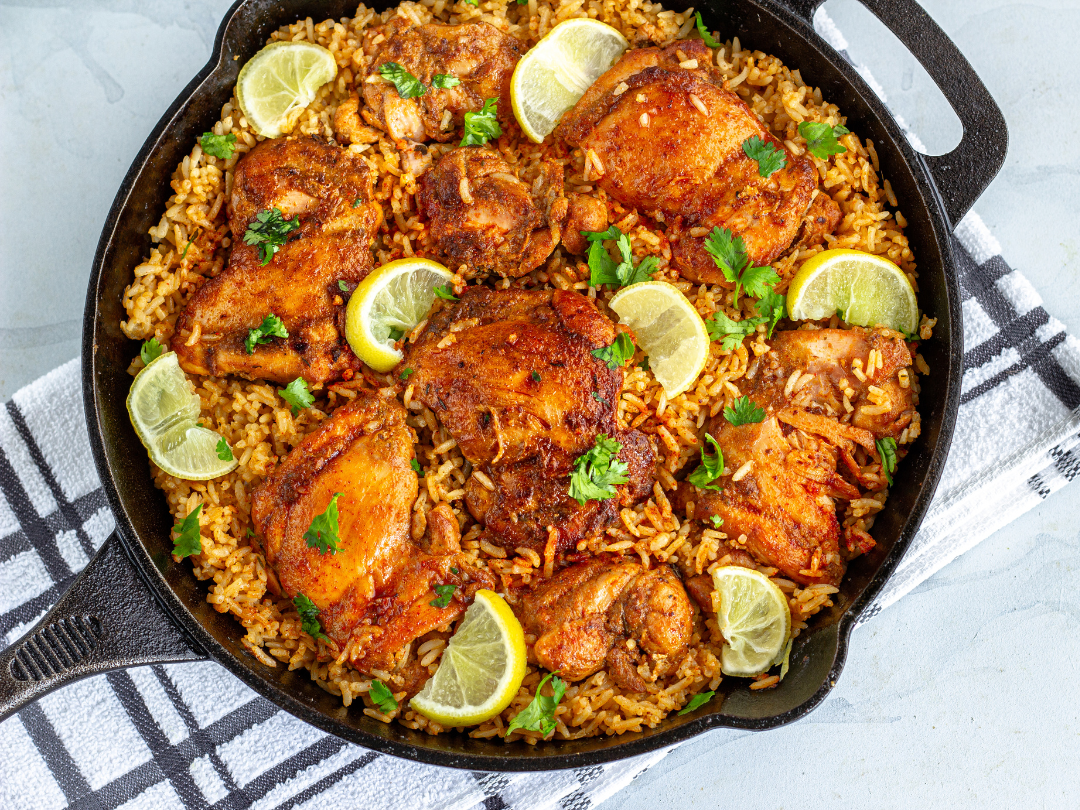 ONE-POT CUBAN CHICKEN & RICE