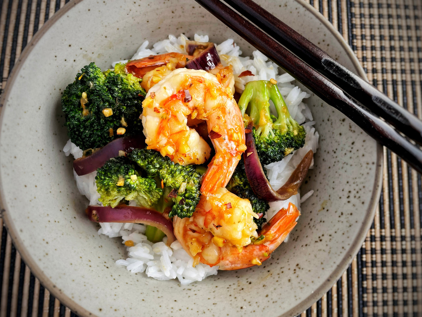 ORANGE SHRIMP STIR FRY