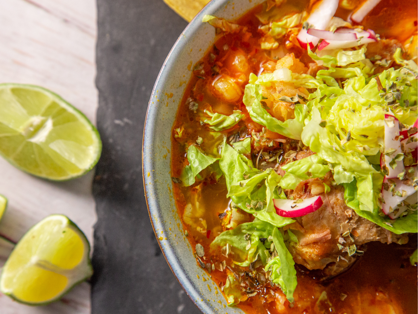 NEW! POZOLE ROJO WITH CHICKEN