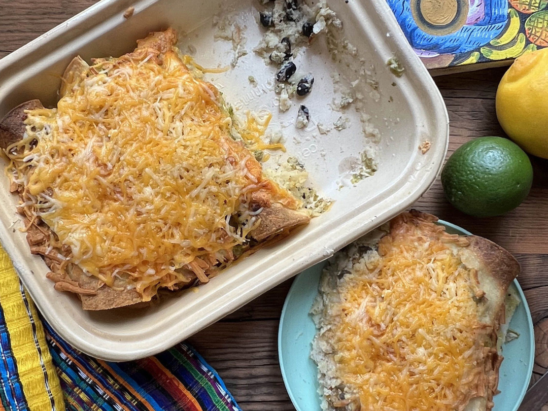 POSTCARD FOODS CHICKEN ENCHILADAS VERDE