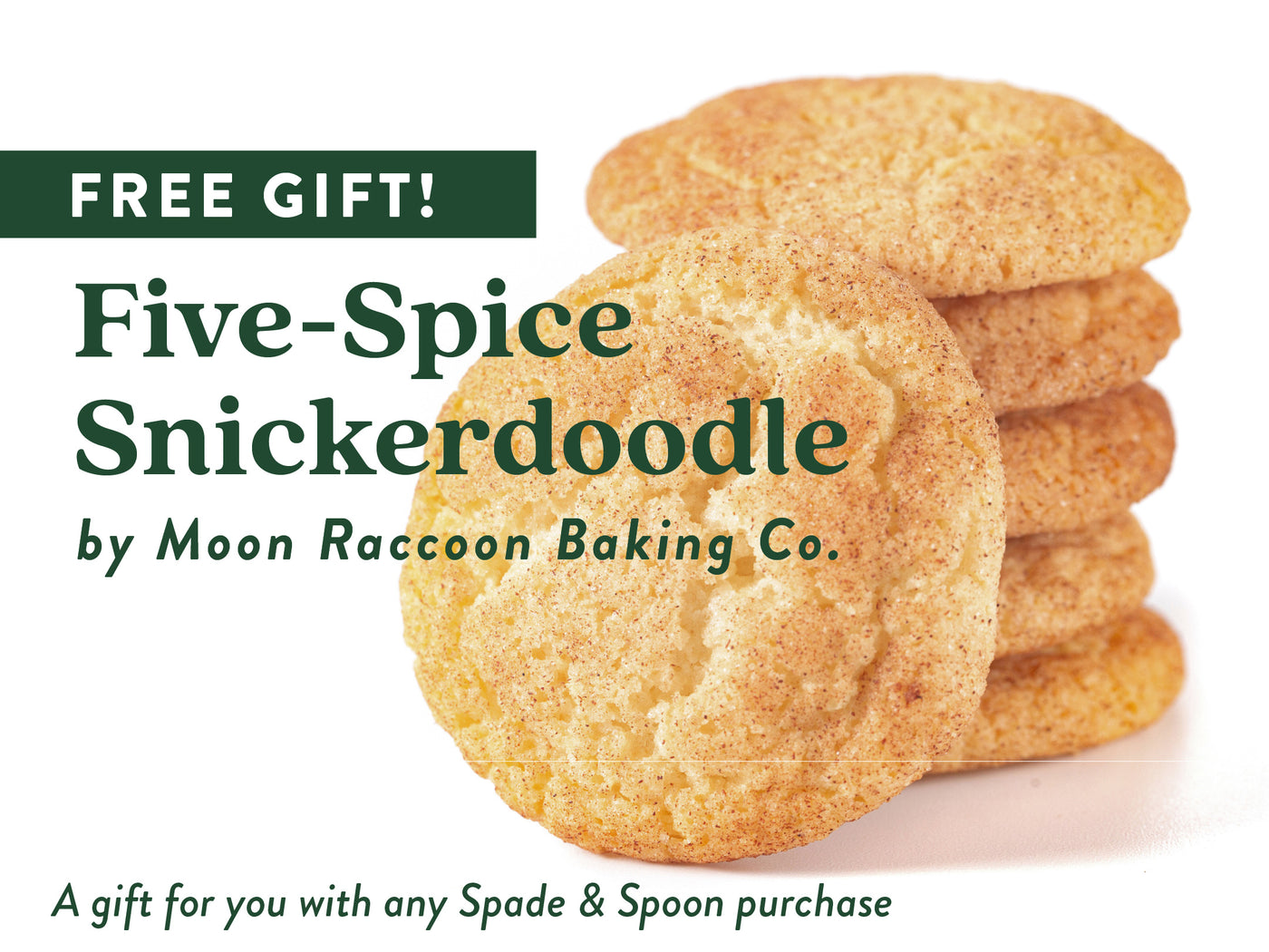 FREE GIFT! MOON RACCOON FIVE SPICE SNICKERDOODLE