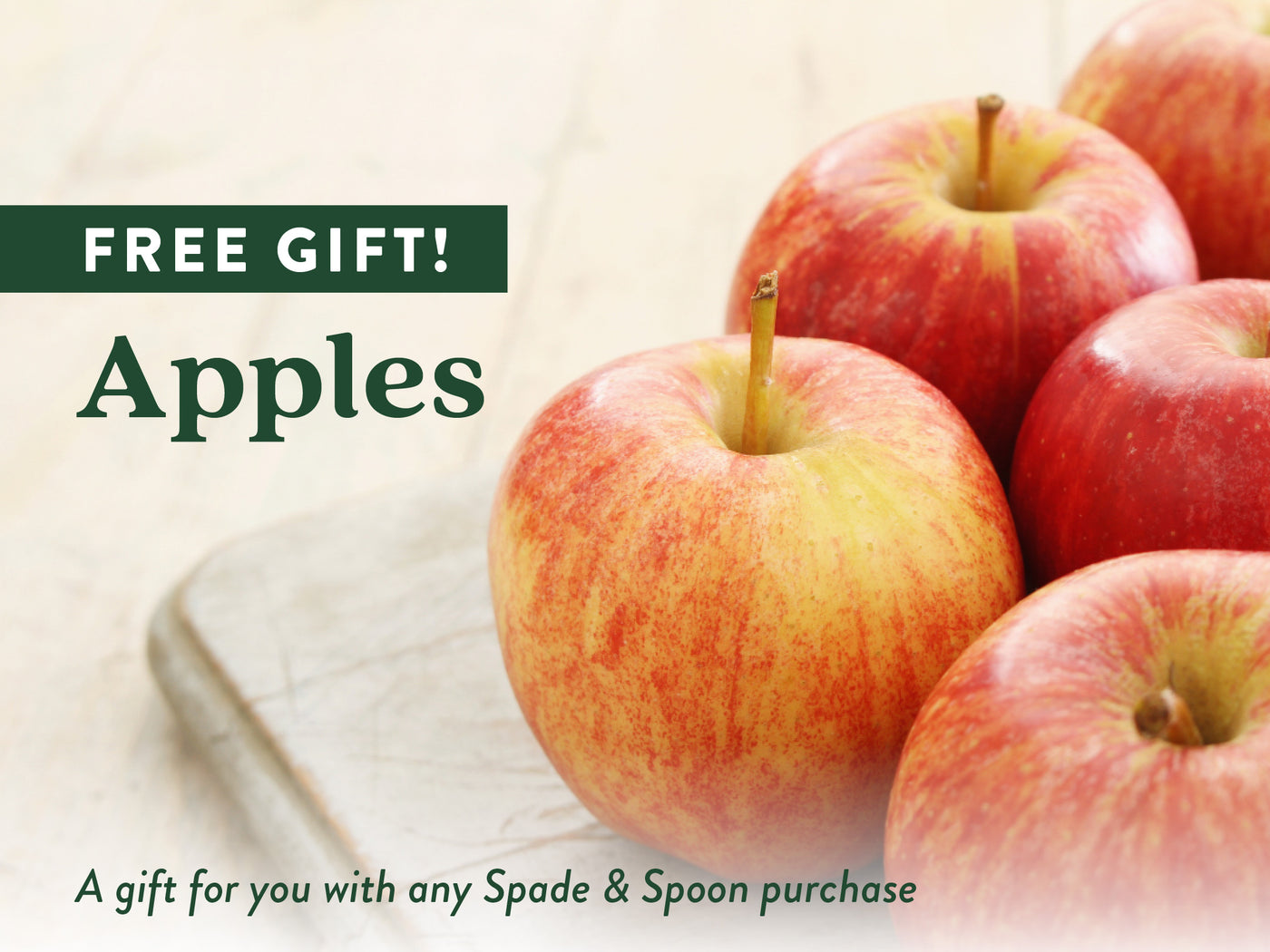 FREE GIFT! LOCAL APPLES