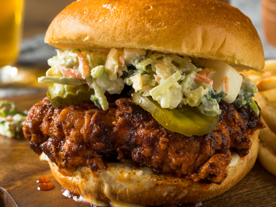 HOT HONEY FRIED CHICKEN SANDWICHES