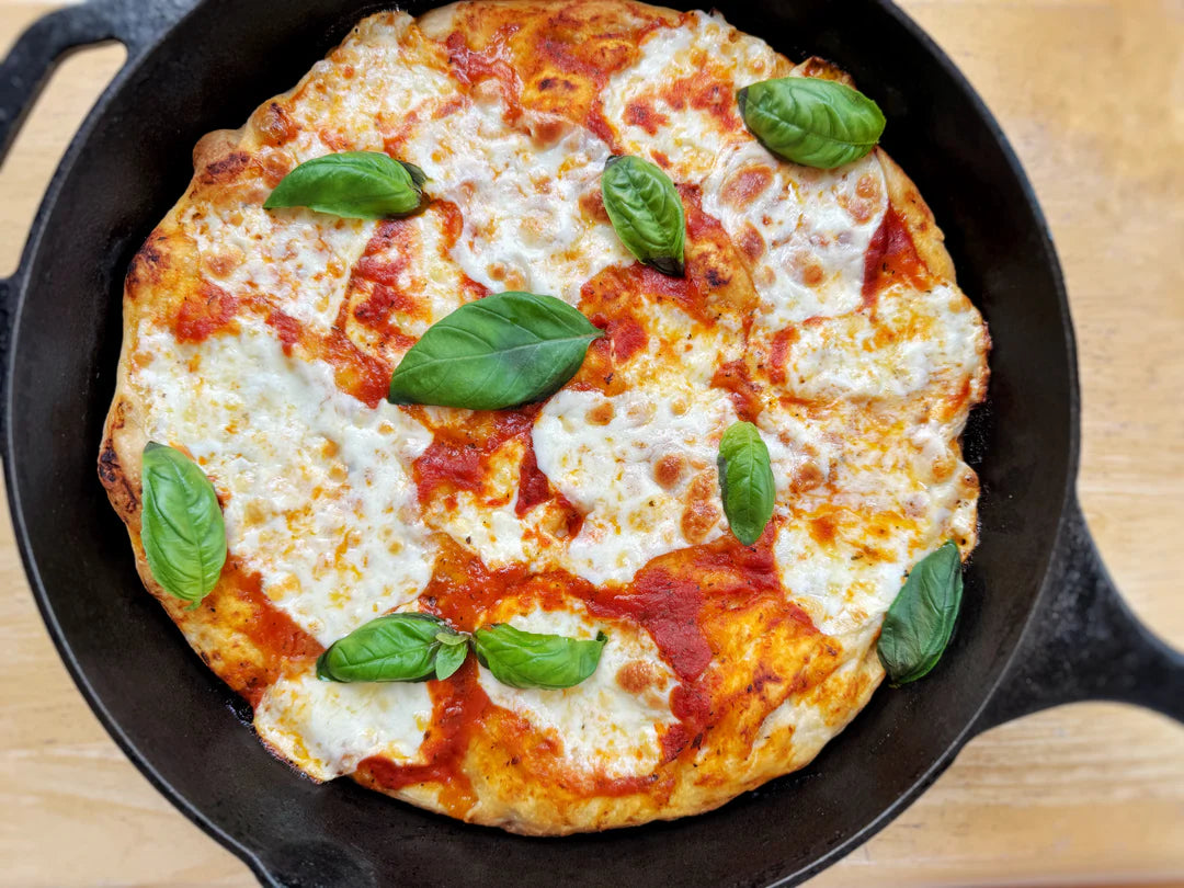 NEW! CAST IRON PAN PIZZA