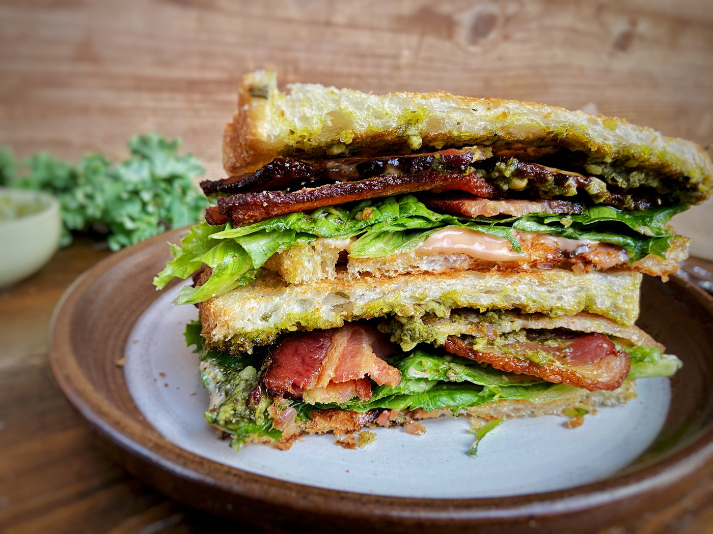 BLTS WITH PETER'S PESTO