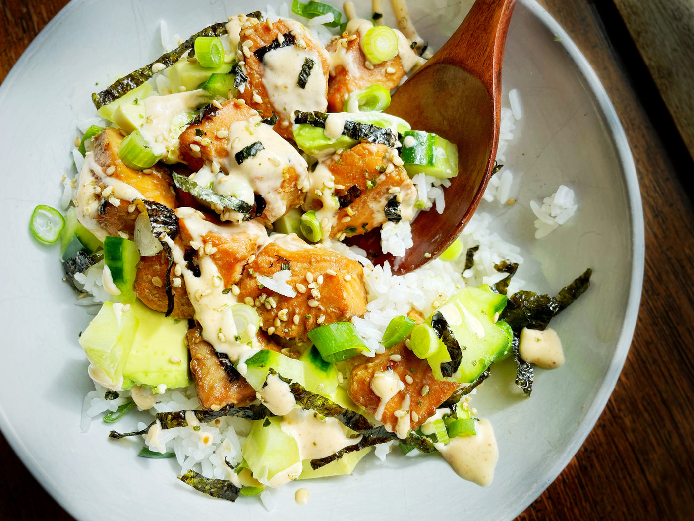 BROILED SALMON DONBURI