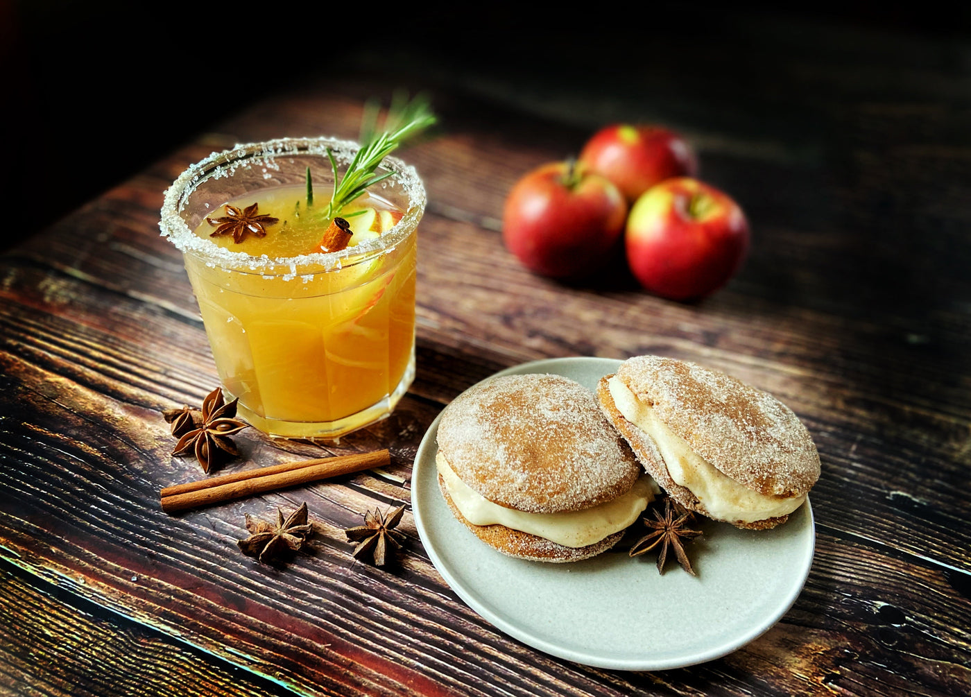 CIDER MARGARITAS WITH WHOOPIE PIES