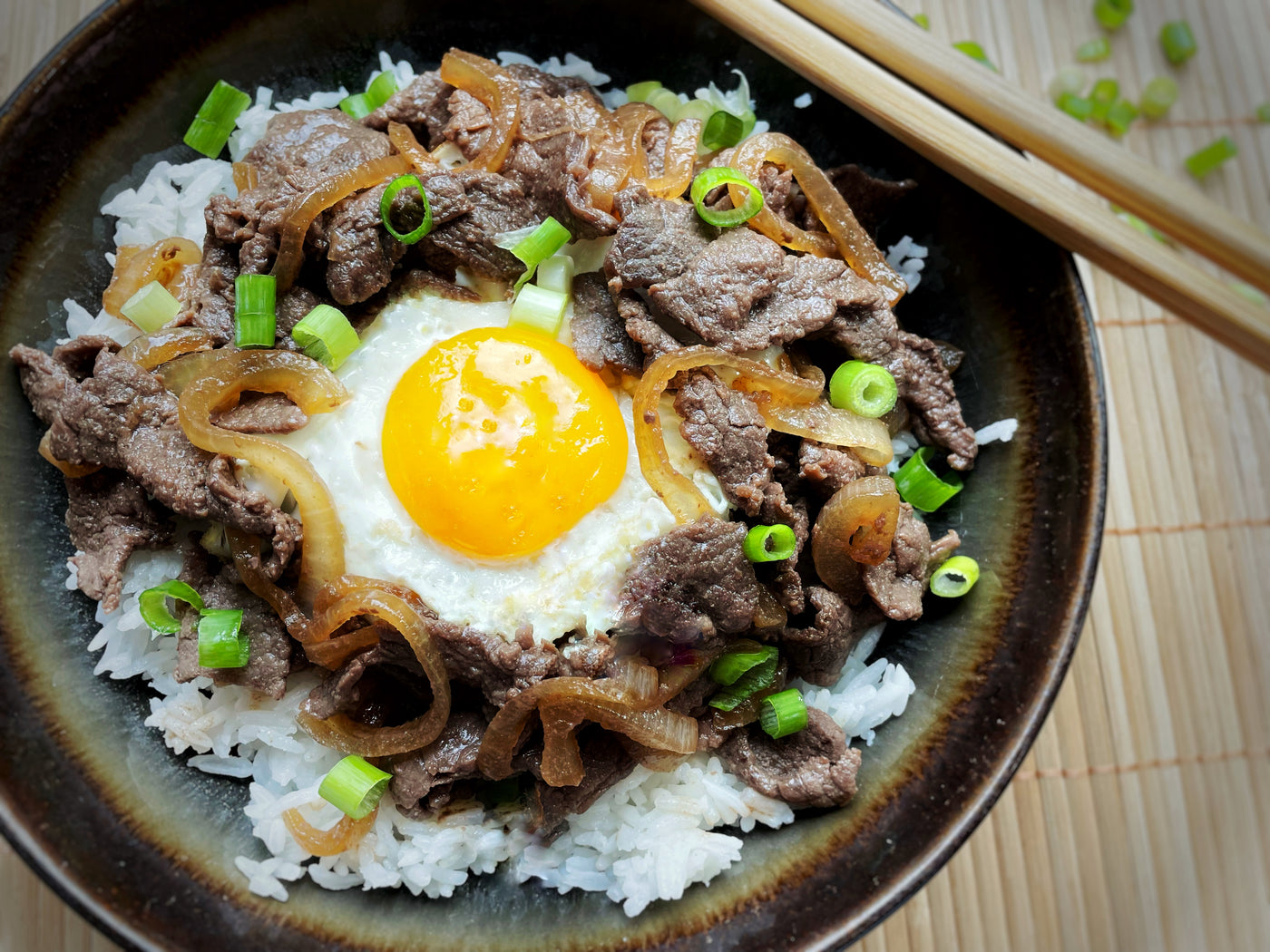 GYUDON (JAPANESE BEEF & RICE BOWLS)