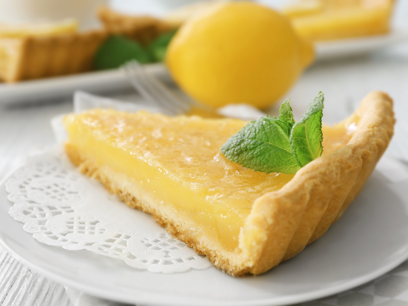 ITALIAN LEMON & OLIVE OIL TART