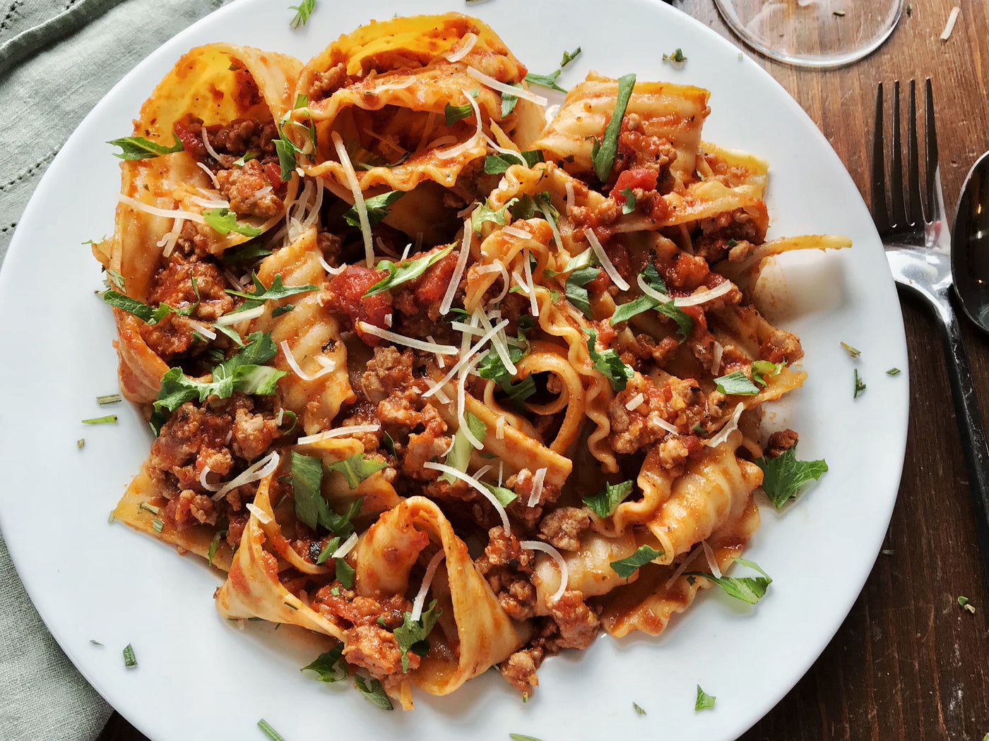 SFOGLINA PASTA BOLOGNESE