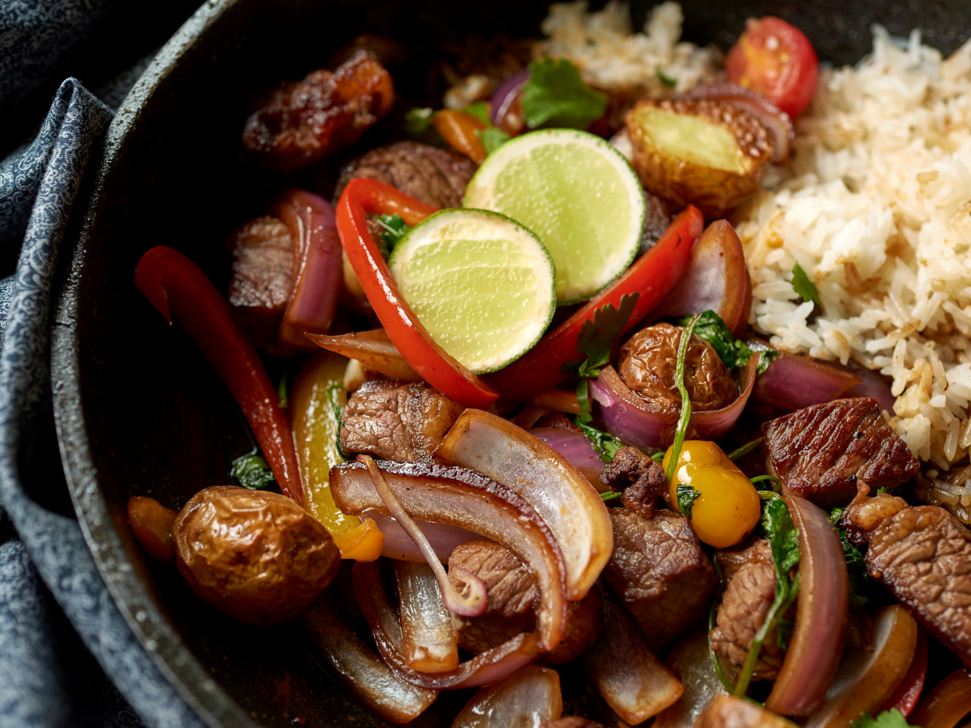 PERUVIAN BEEF STIR FRY