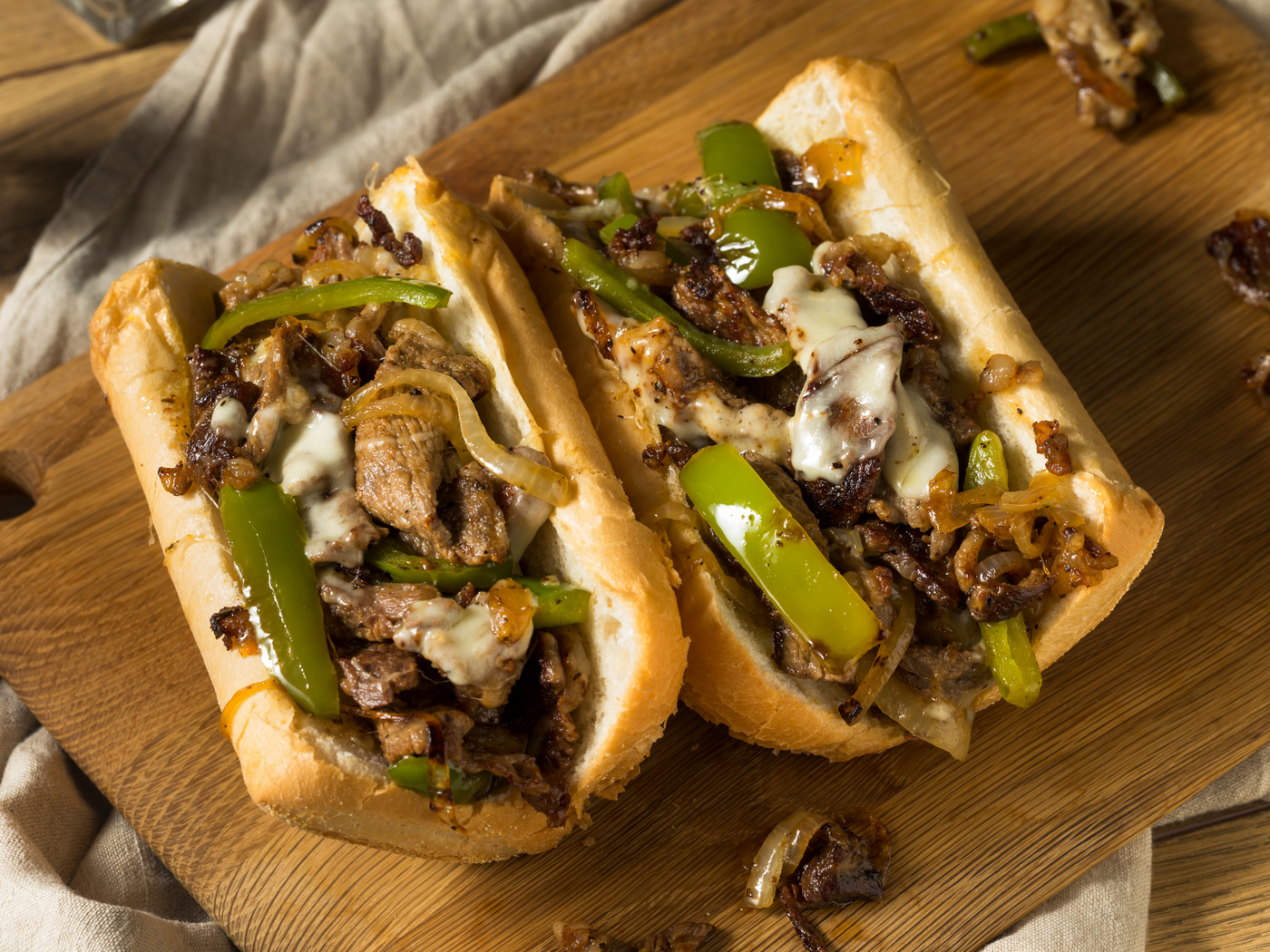 PHILLY CHEESESTEAK SANDWICHES