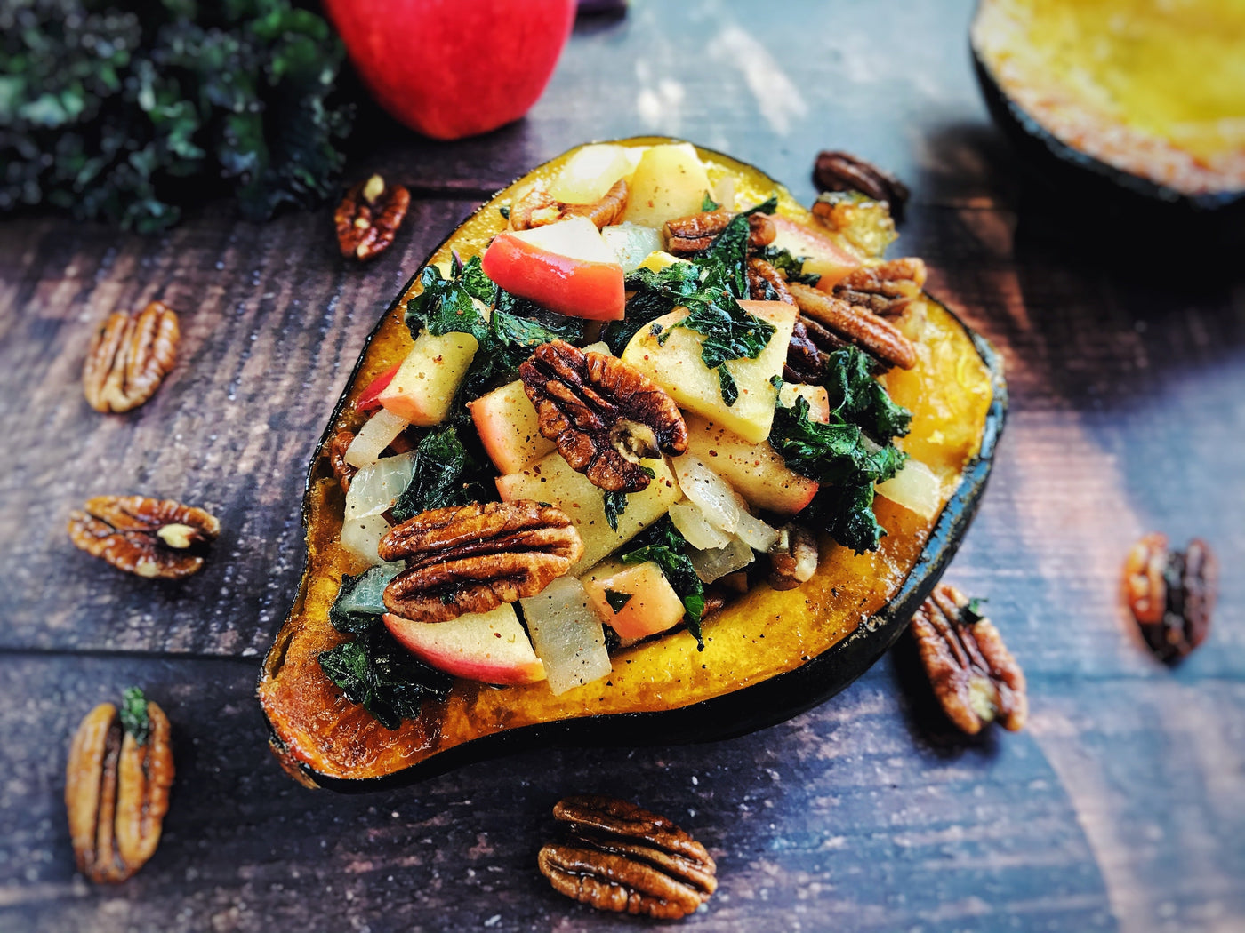 STUFFED ACORN SQUASH