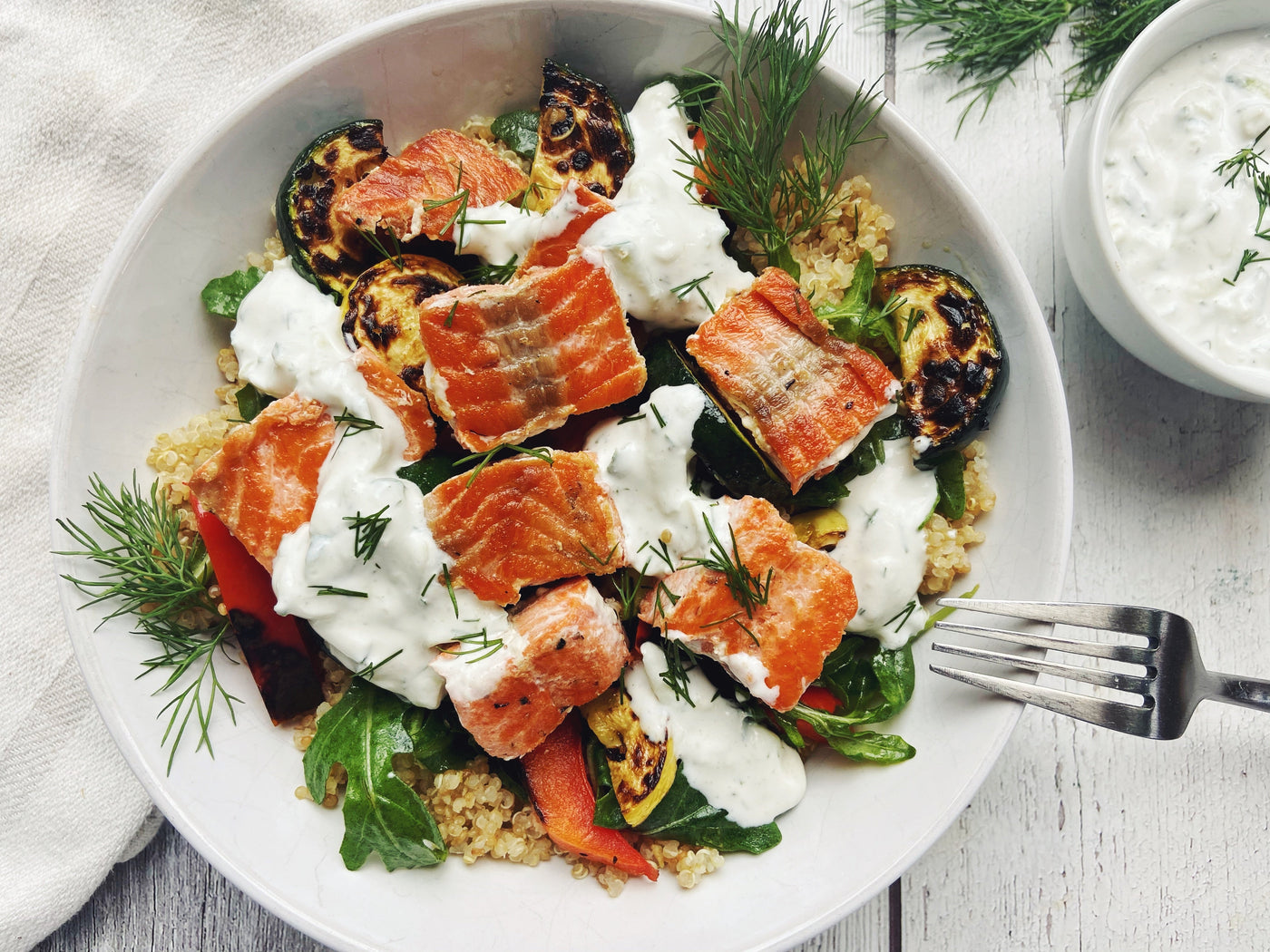 SALMON TZATZIKI BOWLS